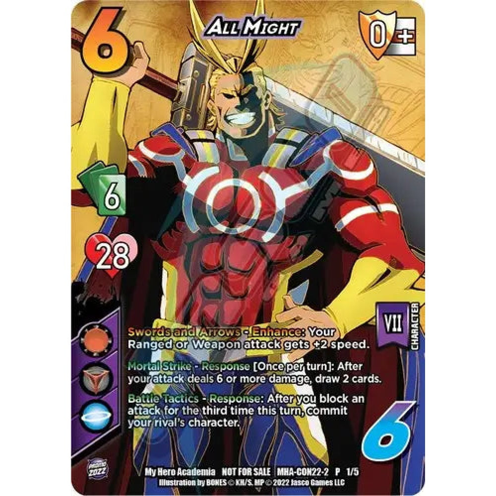 All Might (VII), 1/5, P, UniVersus, Promos