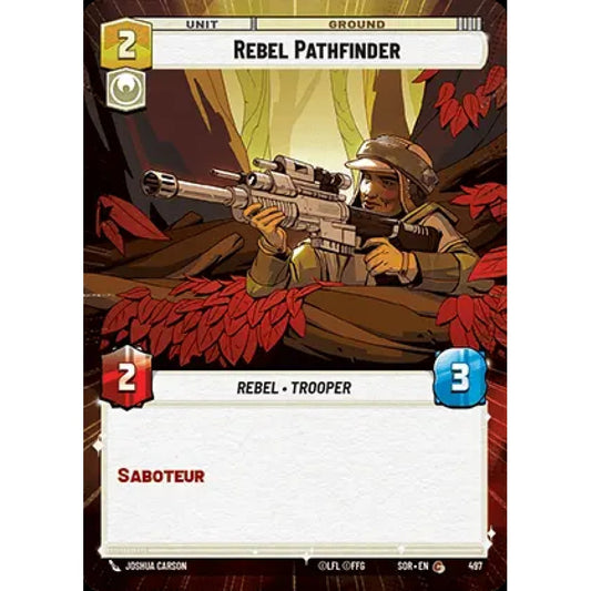Rebel Pathfinder, 497, C, Star Wars Unlimited, Sparks Of Rebellion