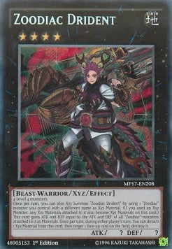 Zoodiac Drident - 2017 Mega-Tin Mega Pack (Secret Rare) [MP17-208]
