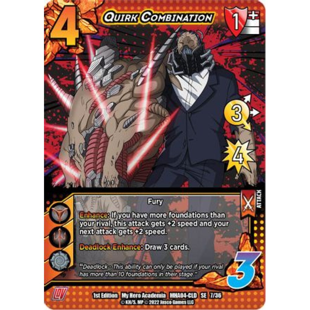 Quirk Combination, 7/36, SE, UniVersus, MHA04 League of Villains