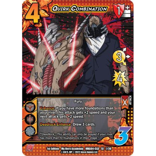 Quirk Combination, 7/36, SE, UniVersus, MHA04 League of Villains