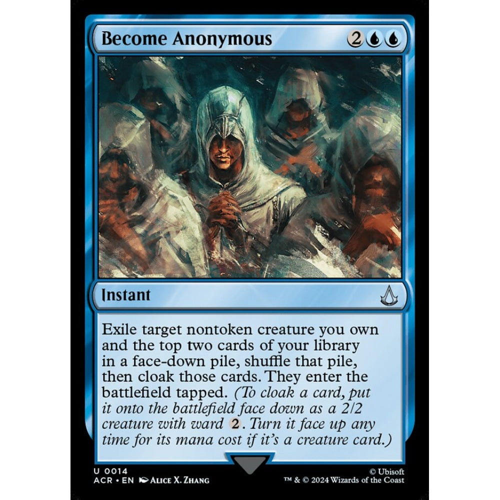 Become Anonymous uncommon 14 Magic the Gathering Assassin's Creed