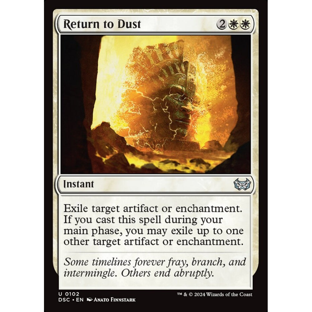 Return to Dust, 102, uncommon, Magic: The Gathering, Duskmourn: House of Horror