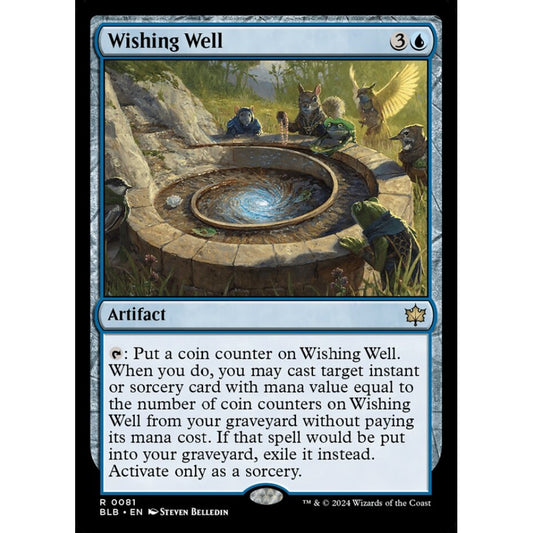 Wishing Well, 81, rare, Magic: The Gathering, Bloomburrow