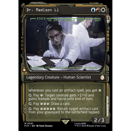 Dr. Madison Li mythic 341 Magic the Gathering Fallout