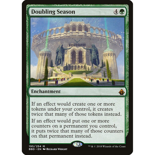 Doubling Season mythic 195 Magic the Gathering Battlebond