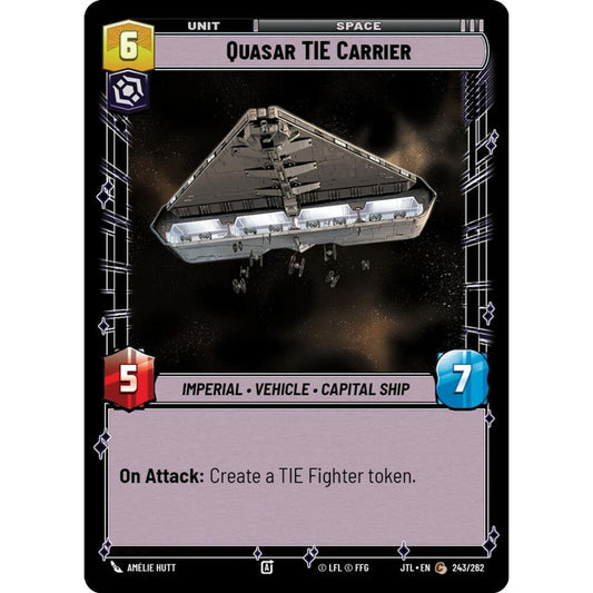 Quasar TIE Carrier, C, JTL 243), Star Wars Unlimited