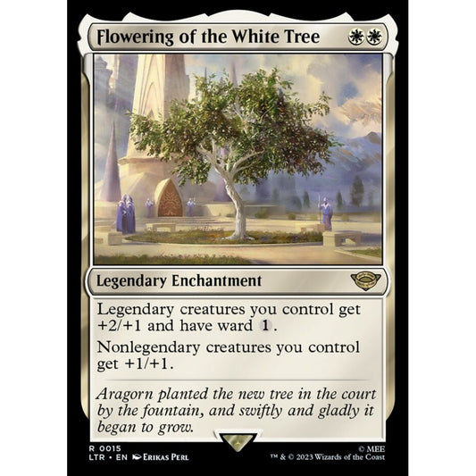 Flowering of the White Tree, rare, 15, Magic the Gathering, The Lord of the Rings: Tales of Middle-earth