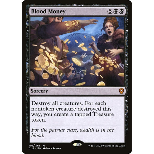 Blood Money mythic 116 Magic the Gathering Commander Legends: Battle for Baldur's Gate