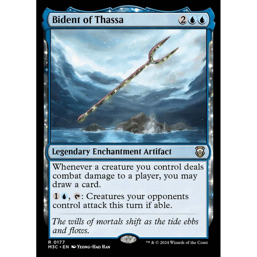 Bident of Thassa, 177, rare, Magic: The Gathering, Modern Horizons 3