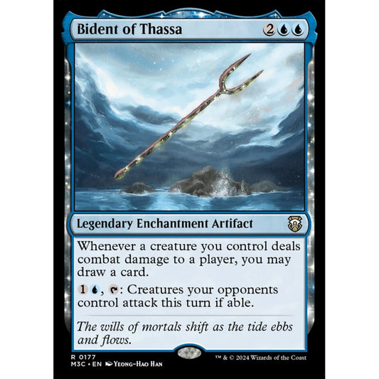 Bident of Thassa, 177, rare, Magic: The Gathering, Modern Horizons 3