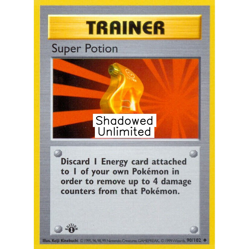 Super Potion Uncommon 90/102 Pokemon Card Game Base Set