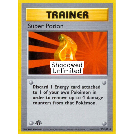Super Potion Uncommon 90/102 Pokemon Card Game Base Set