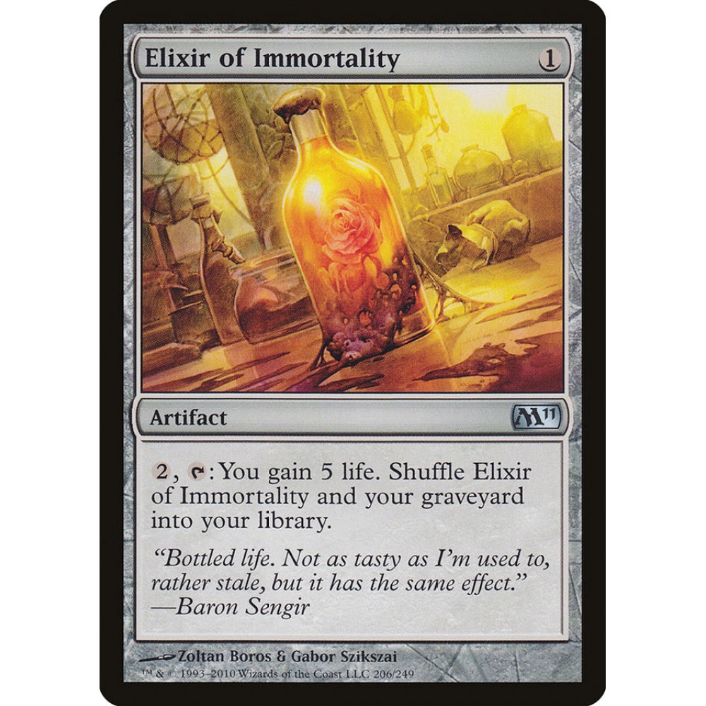 Elixir of Immortality uncommon 206 Magic the Gathering Magic 2011