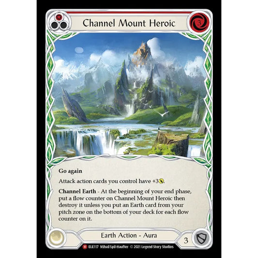 Channel Mount Heroic ELE117 Majestic Flesh & Blood Trading Card Game Tales of Aria in Regular Art