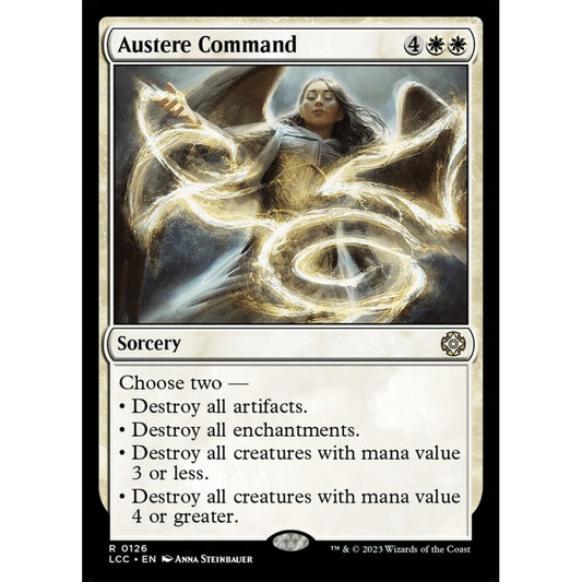 Austere Command, rare, 126, Magic the Gathering, The Lost Caverns of Ixalan Commander