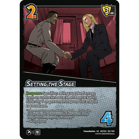 Setting the Stage 89/189 AOT03 Universus Attack on Titan: Apocalypse Foundation UC