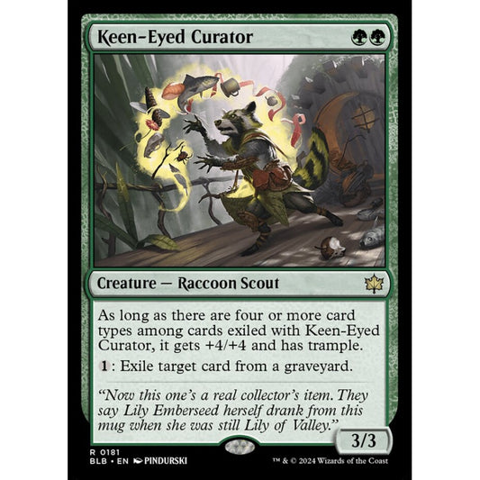 Keen-Eyed Curator, 181, rare, Magic: The Gathering, Bloomburrow