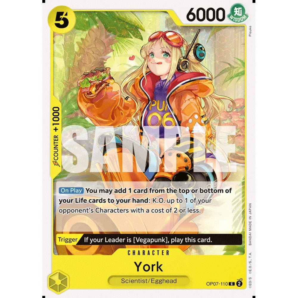 York, OP07-110, Common, One Piece, 500 Years in the Future