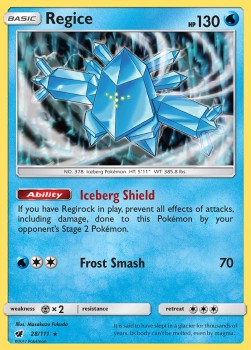 Regice - Crimson Invasion (Holo Rare) [CIN-28]