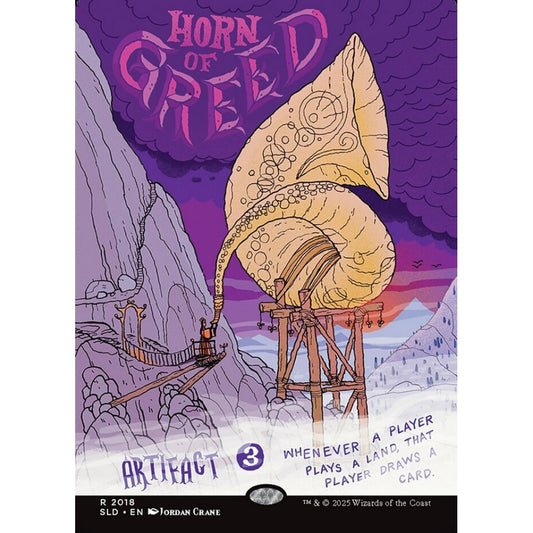 Horn of Greed rare 2018 Magic the Gathering Secret Lair Drop