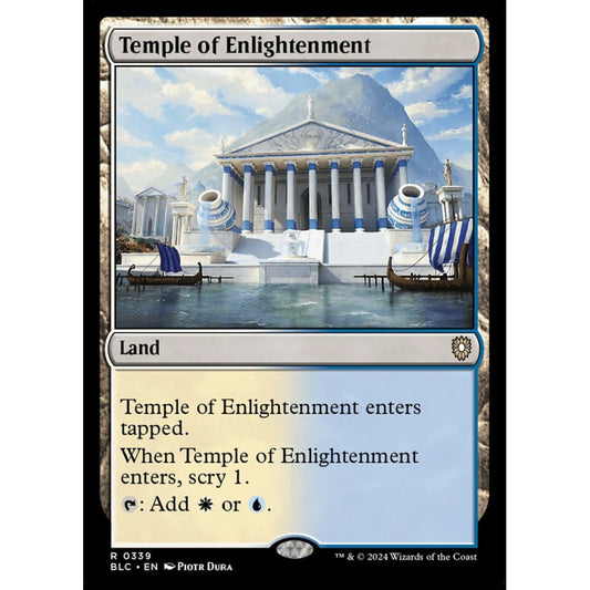 Temple of Enlightenment, 339, rare, Magic: The Gathering, Bloomburrow