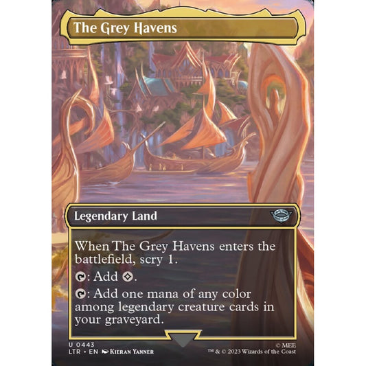 The Grey Havens, uncommon, 443, Magic the Gathering, The Lord of the Rings: Tales of Middle-earth