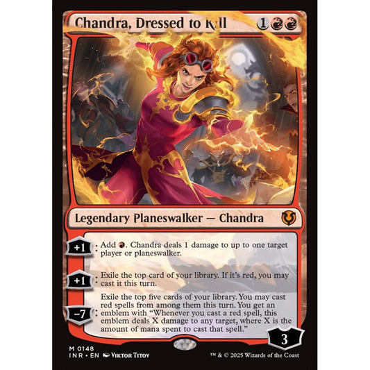 Chandra, Dressed to Kill, 148, mythic, Magic: The Gathering, Innistrad Remastered