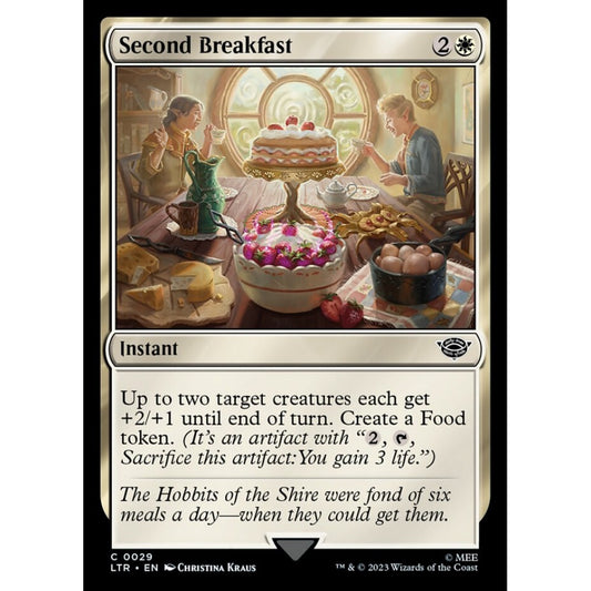 Second Breakfast, common, 29, Magic the Gathering, The Lord of the Rings: Tales of Middle-earth