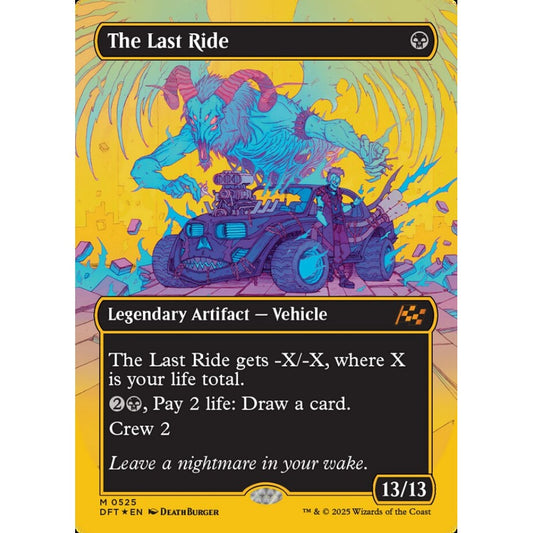 The Last Ride, 525, mythic, Magic: The Gathering, Aetherdrift