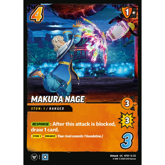 Makura Nage 9/22 KF01 Universus The King of Fighters XV: Challenger Series: Team Hero Attack UC