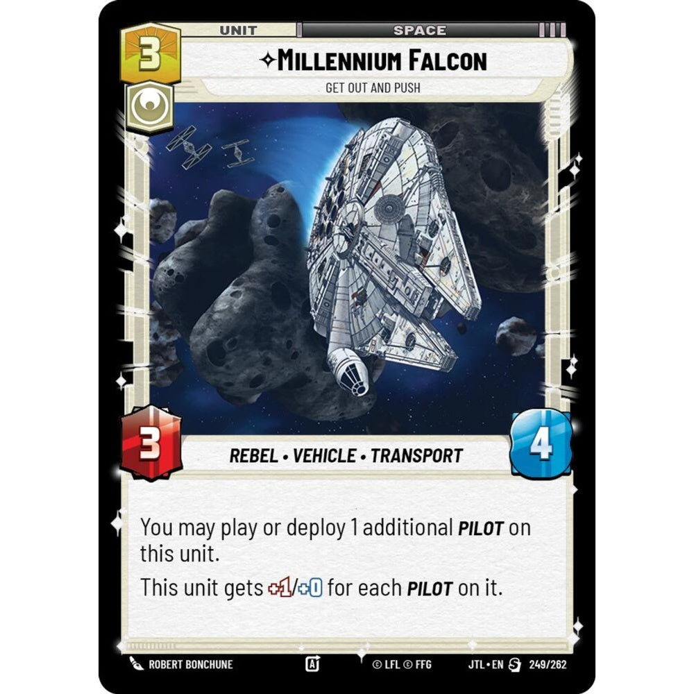 Millennium Falcon, S, JTL 249), Star Wars Unlimited