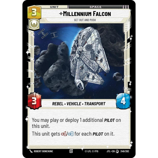 Millennium Falcon, S, JTL 249), Star Wars Unlimited
