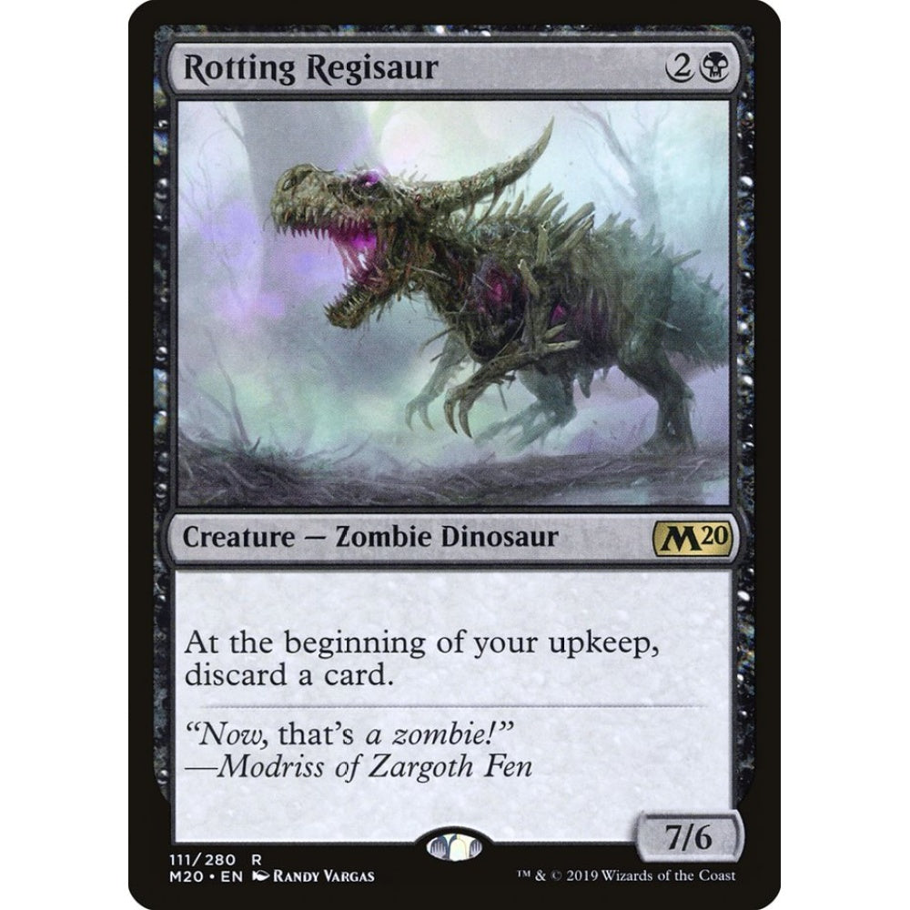 Rotting Regisaur rare 111 Magic the Gathering Core Set 2020