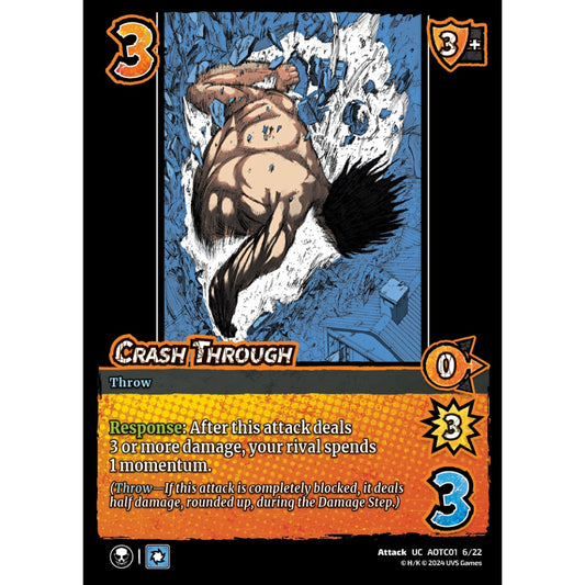 Crash Through, 6/22, UC, UniVersus, Attack on Titan: Battle for Humanity
