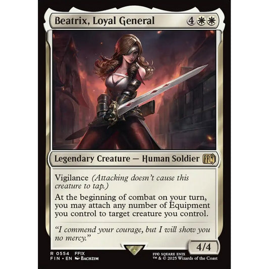 Beatrix, Loyal General rare 554 Magic the Gathering Final Fantasy