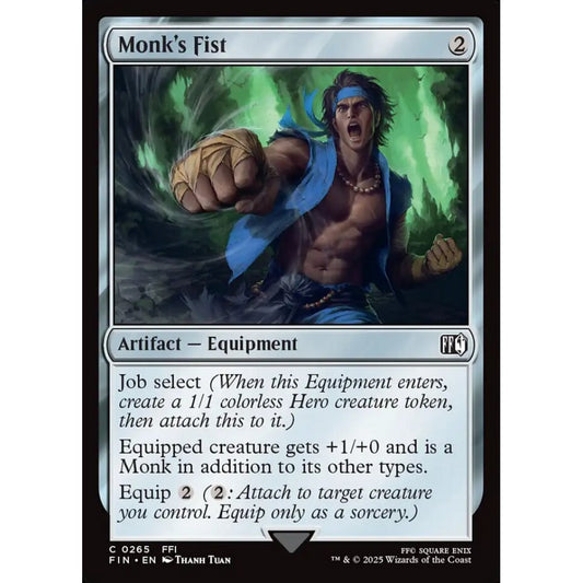 Monk's Fist common 265 Magic the Gathering Final Fantasy