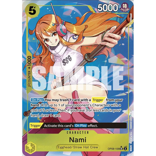 Nami, OP08-106, Alternate Art, One Piece, Two Legends