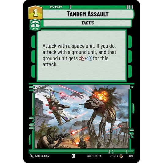 Tandem Assault, C, JTL 622) Foil, Star Wars Unlimited