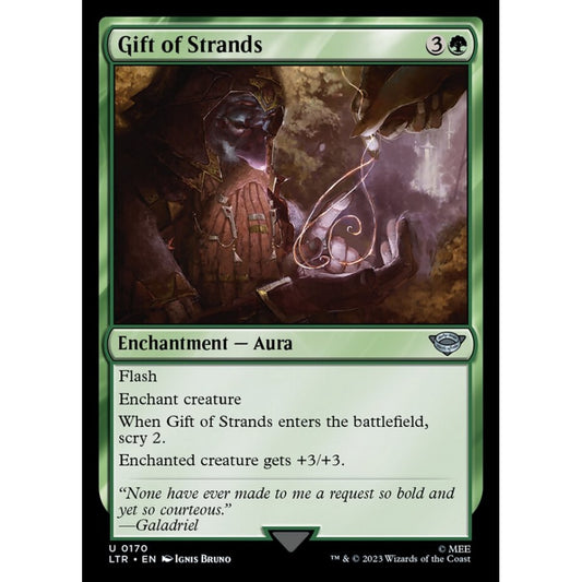 Gift of Strands, uncommon, 170, Magic the Gathering, The Lord of the Rings: Tales of Middle-earth