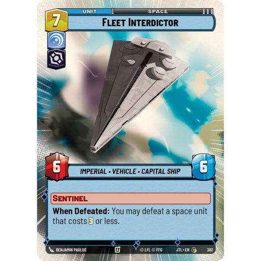 Fleet Interdictor, C, JTL 302) Hyperspace, Star Wars Unlimited