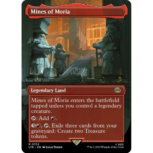 Mines of Moria, rare, 753, Magic the Gathering, The Lord of the Rings: Tales of Middle-earth
