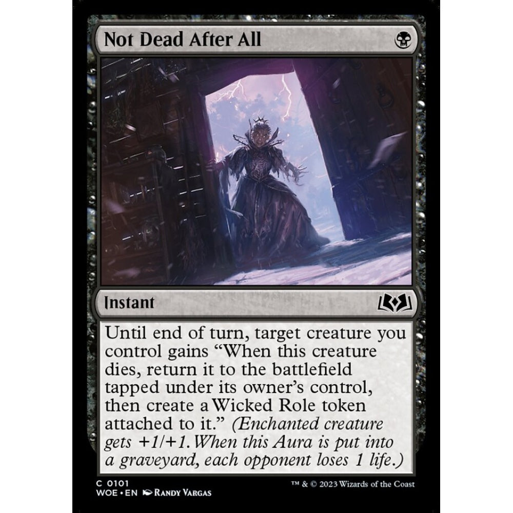 Not Dead After All, common, 101, Magic the Gathering, Wilds of Eldraine