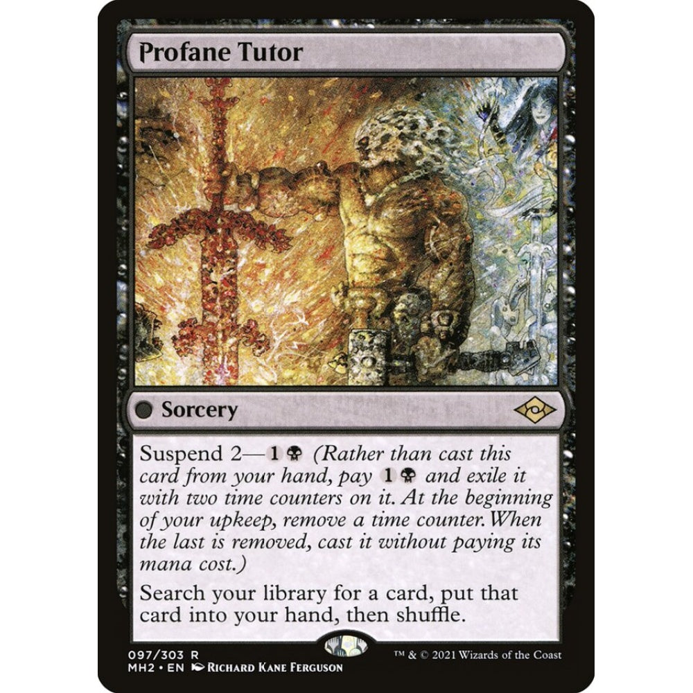 Profane Tutor rare 97 Magic the Gathering Modern Horizons 2