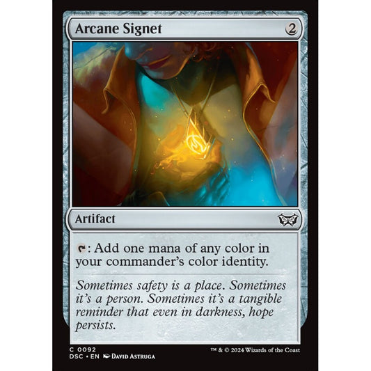 Arcane Signet, 92, common, Magic: The Gathering, Duskmourn: House of Horror