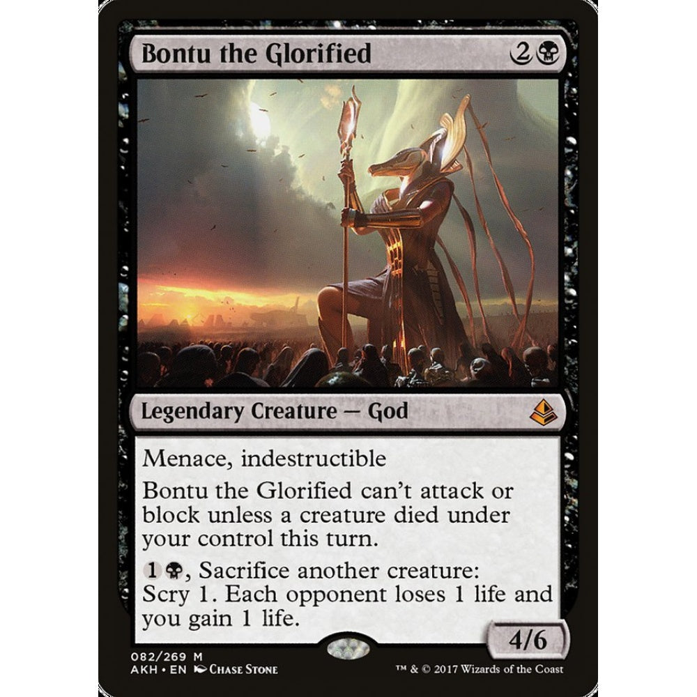 Bontu the Glorified mythic 82 Magic the Gathering Amonkhet