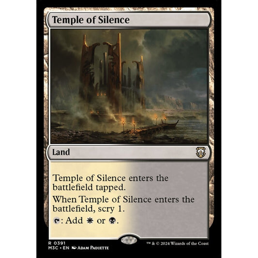 Temple of Silence, 391, rare, Magic: The Gathering, Modern Horizons 3