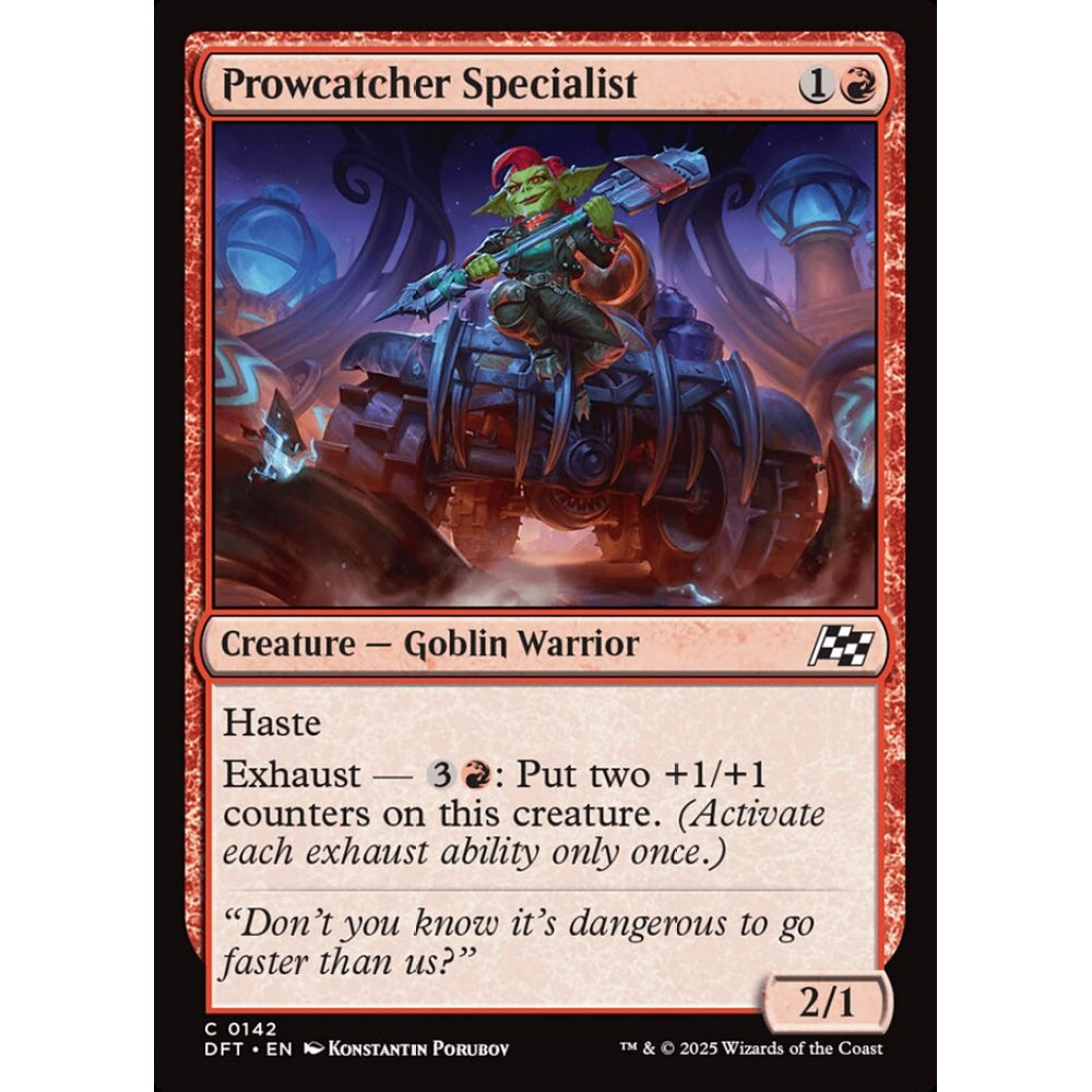 Prowcatcher Specialist, 142, common, Magic: The Gathering, Aetherdrift