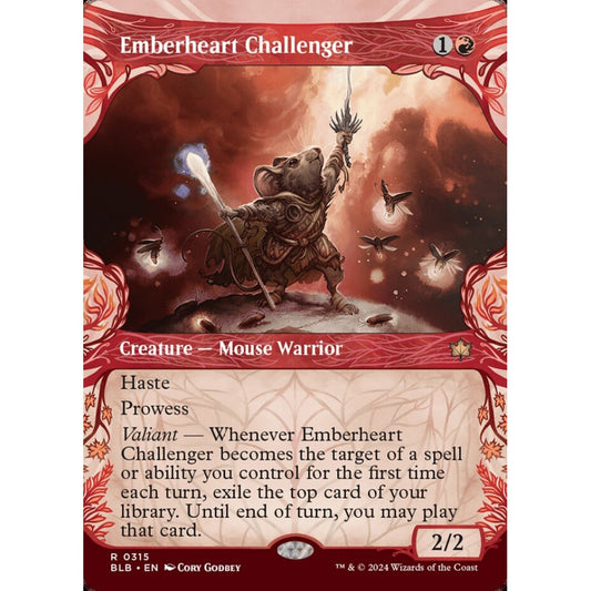 Emberheart Challenger, 315, rare, Magic: The Gathering, Bloomburrow