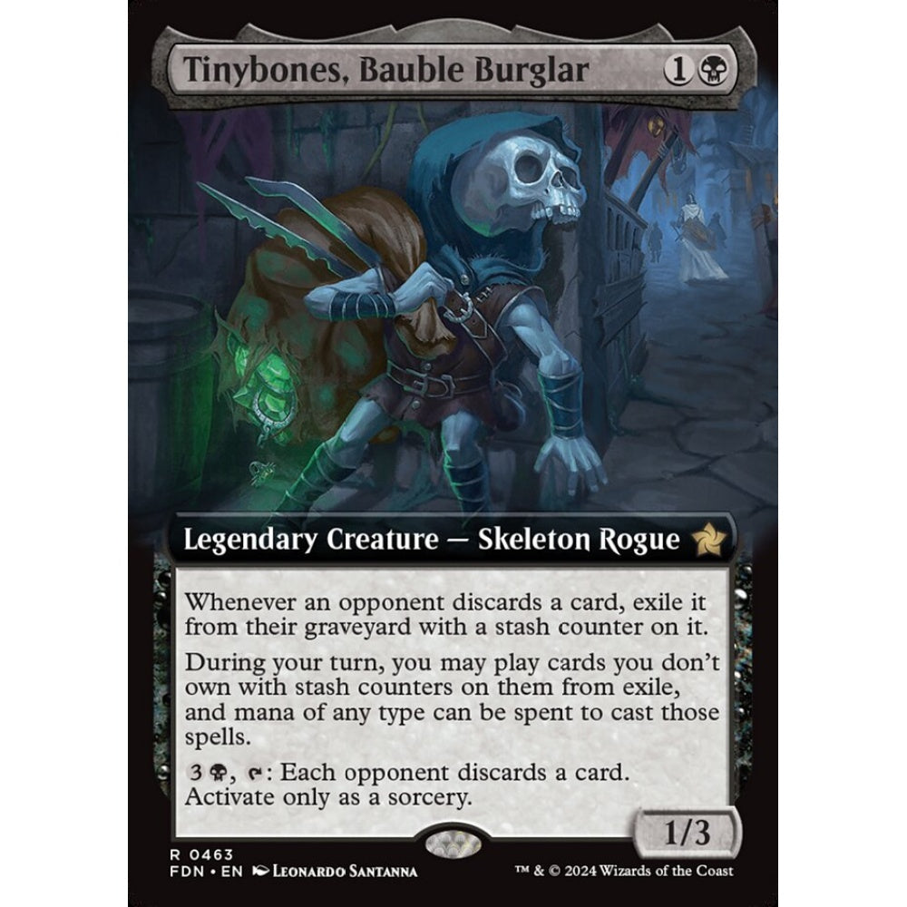 Tinybones, Bauble Burglar, 463, rare, Magic: The Gathering, Foundations